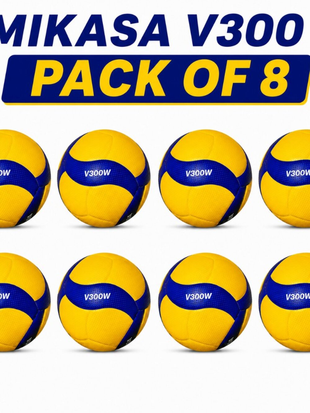Mikasa V300W Volleyball Ball Professional Volleyball Ball Size 5 pack#8